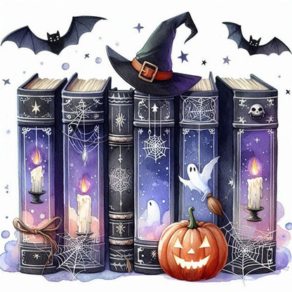 Magic Book - 11CT Stamped Cross Stitch 40*40CM