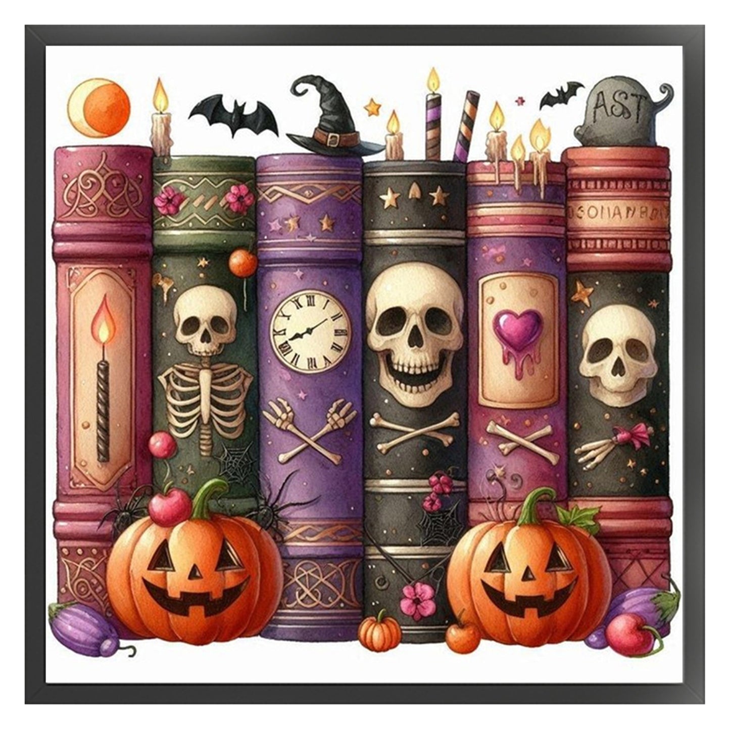 Magic Book - 11CT Stamped Cross Stitch 40*40CM