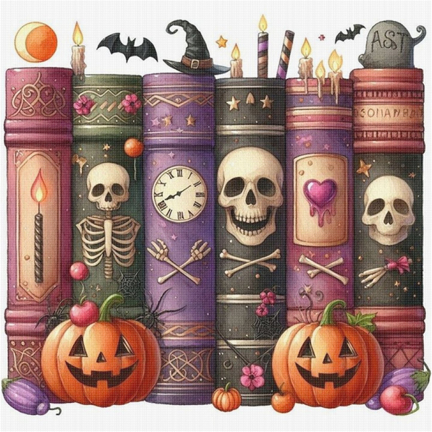 Magic Book - 11CT Stamped Cross Stitch 40*40CM