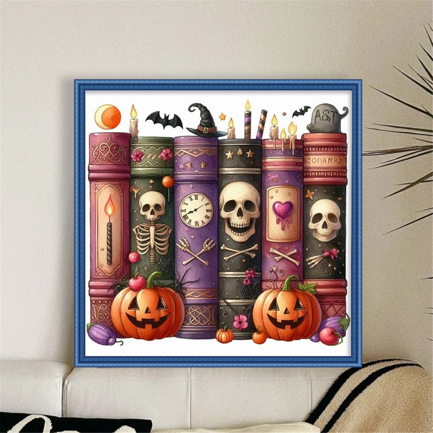Magic Book - 11CT Stamped Cross Stitch 40*40CM