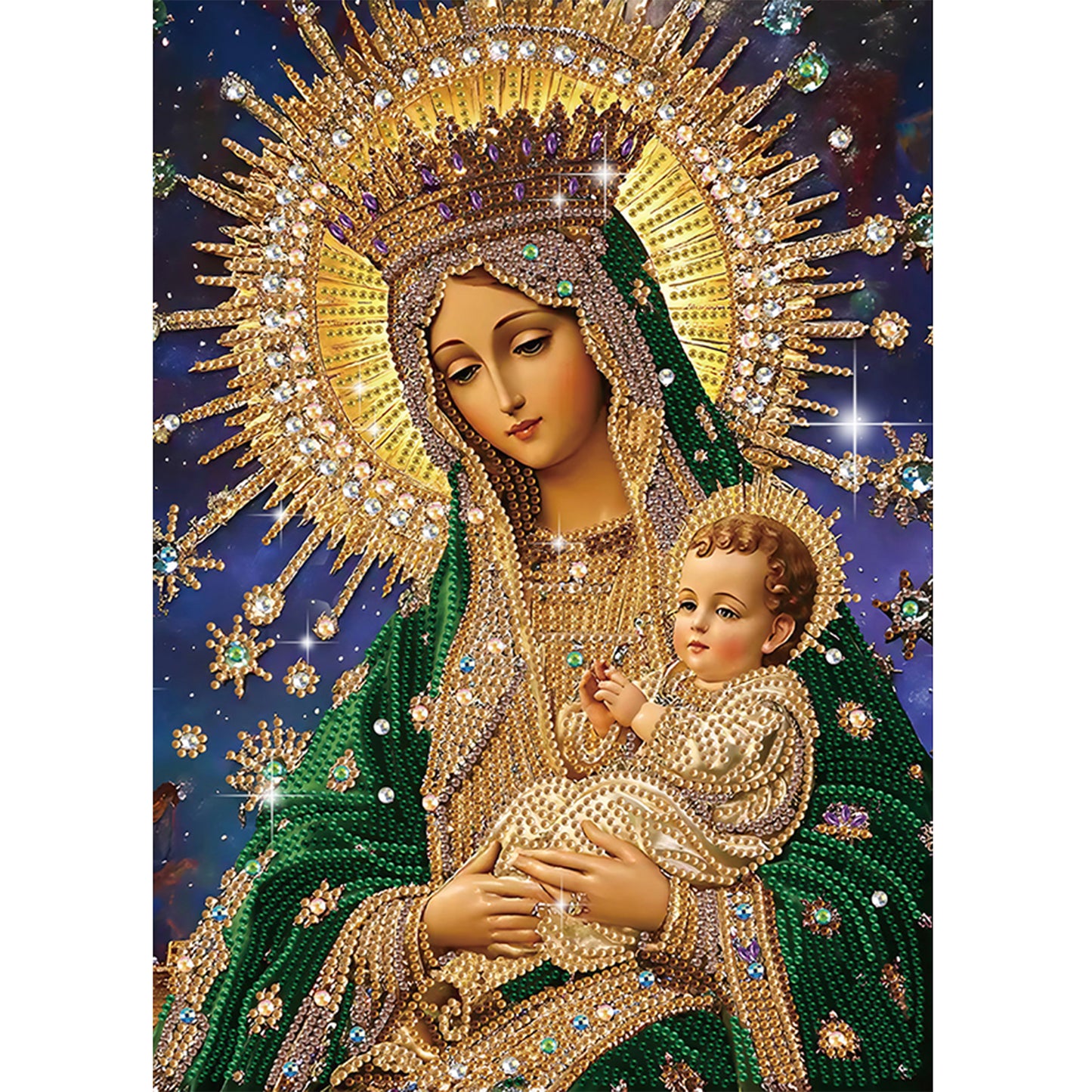 Religious Madonna - Special Shaped Drill Diamond Painting 30*40CM