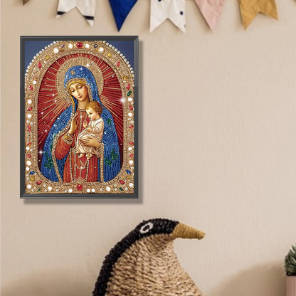 Religious Madonna - Special Shaped Drill Diamond Painting 30*40CM