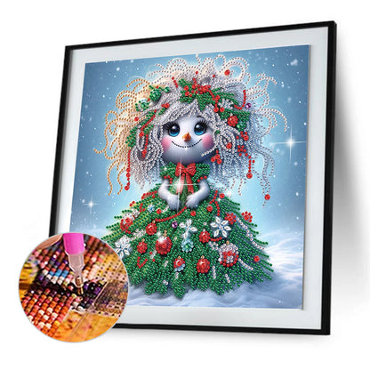 Christmas Skull - Special Shaped Drill Diamond Painting 30*30CM