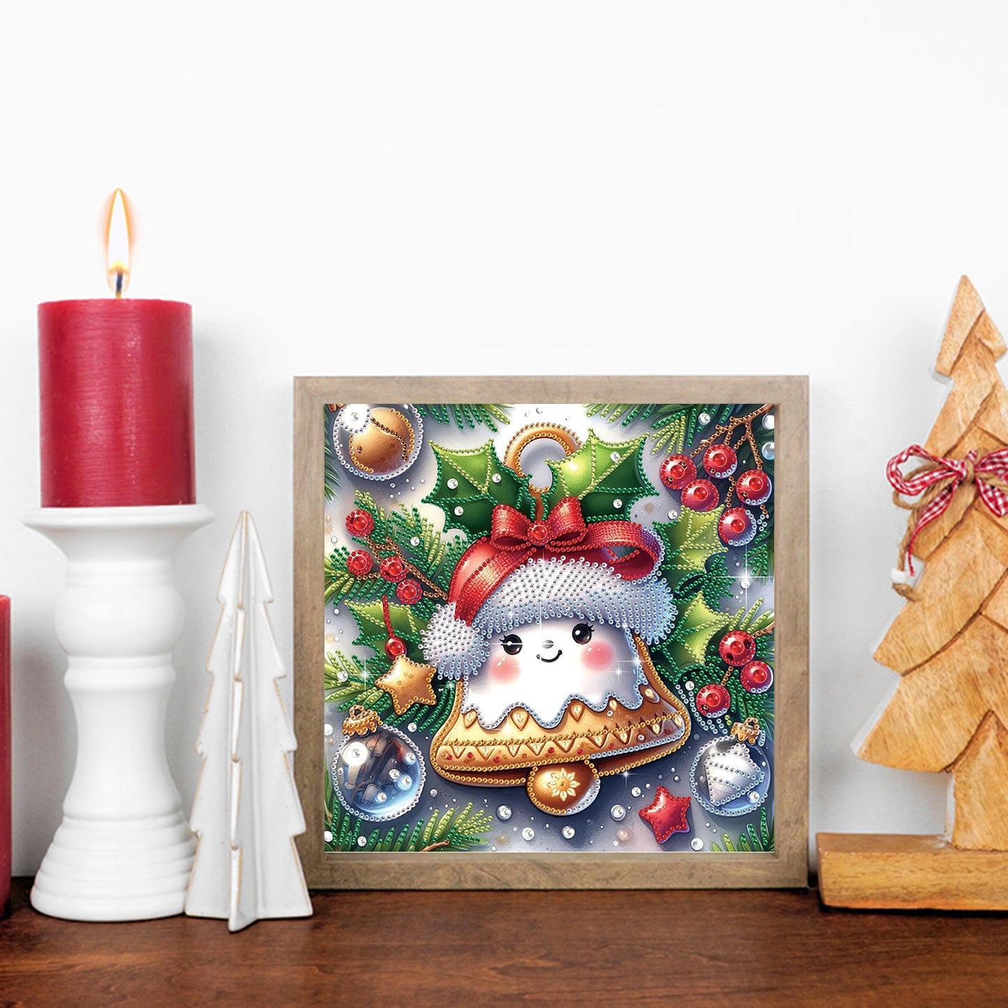 Jingle Bells - Special Shaped Drill Diamond Painting 30*30CM