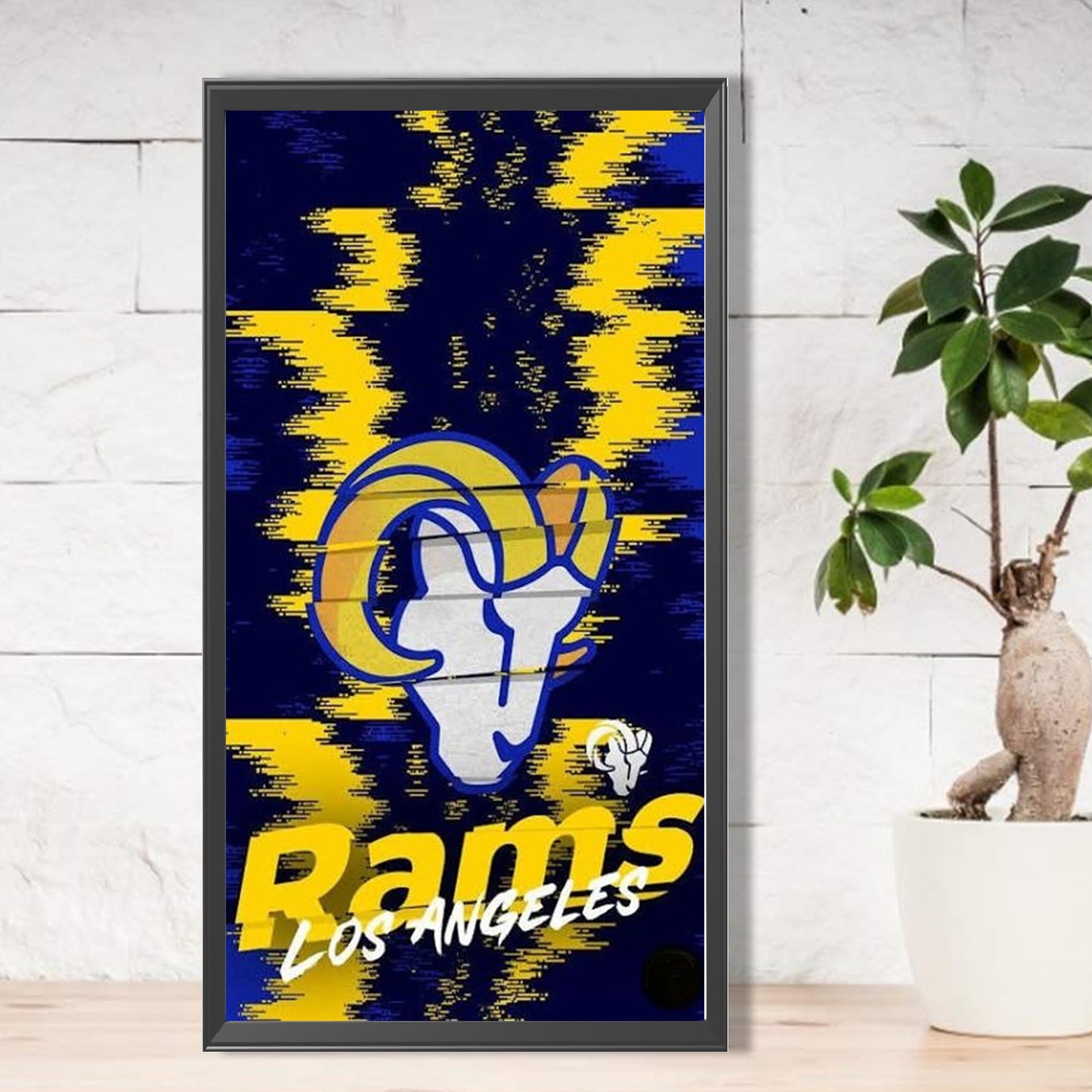 Los Angeles Rams - Full Round Drill Diamond Painting 30*55CM