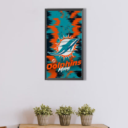 Miami Dolphins - Full Round Drill Diamond Painting 30*55CM