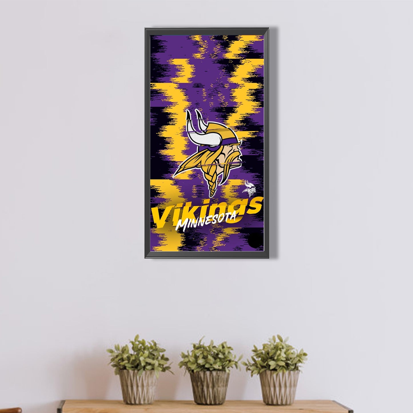 Minnesota Vikings - Full Round Drill Diamond Painting 30*55CM