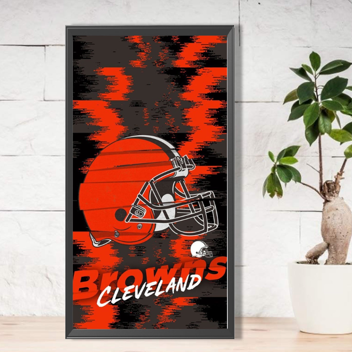 Cleveland Browns - Full Round Drill Diamond Painting 30*55CM