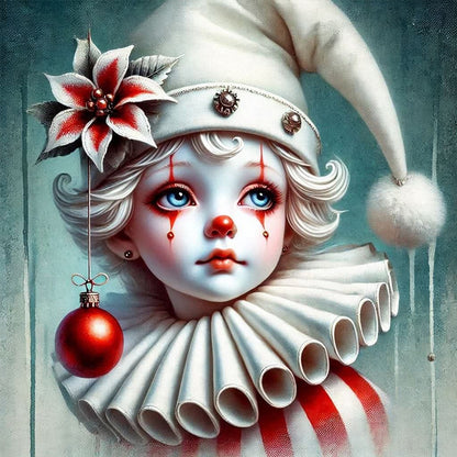 Child Clown - Full Round Drill Diamond Painting 40*40CM