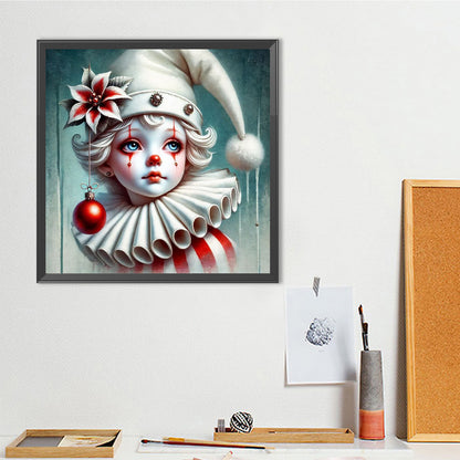 Child Clown - Full Round Drill Diamond Painting 40*40CM