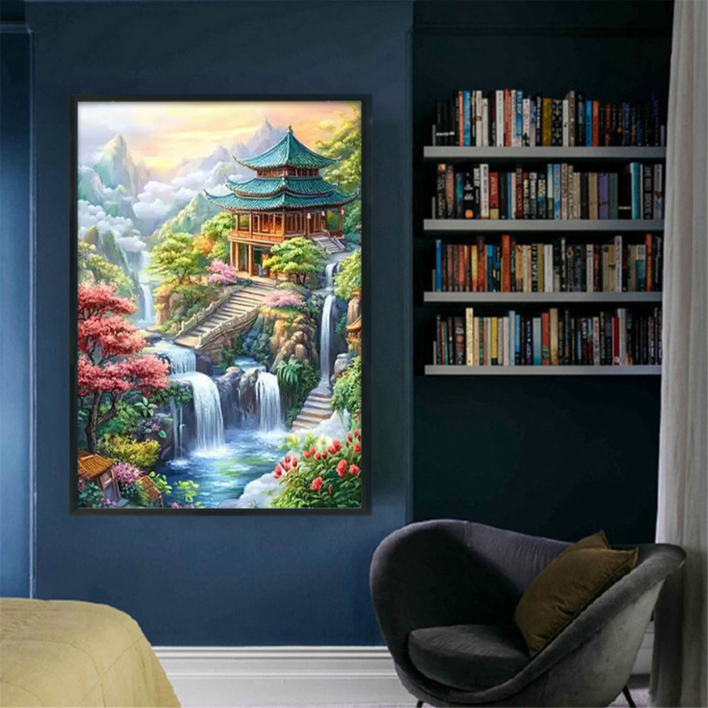 Jiangnan Ancient Town - Summer - 11CT Stamped Cross Stitch 50*70CM£¨Mona Lisa Brand£©
