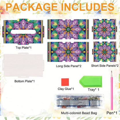 Wooden Diamond Painting Tissue Box for Home and Office Decoration (CZH009)