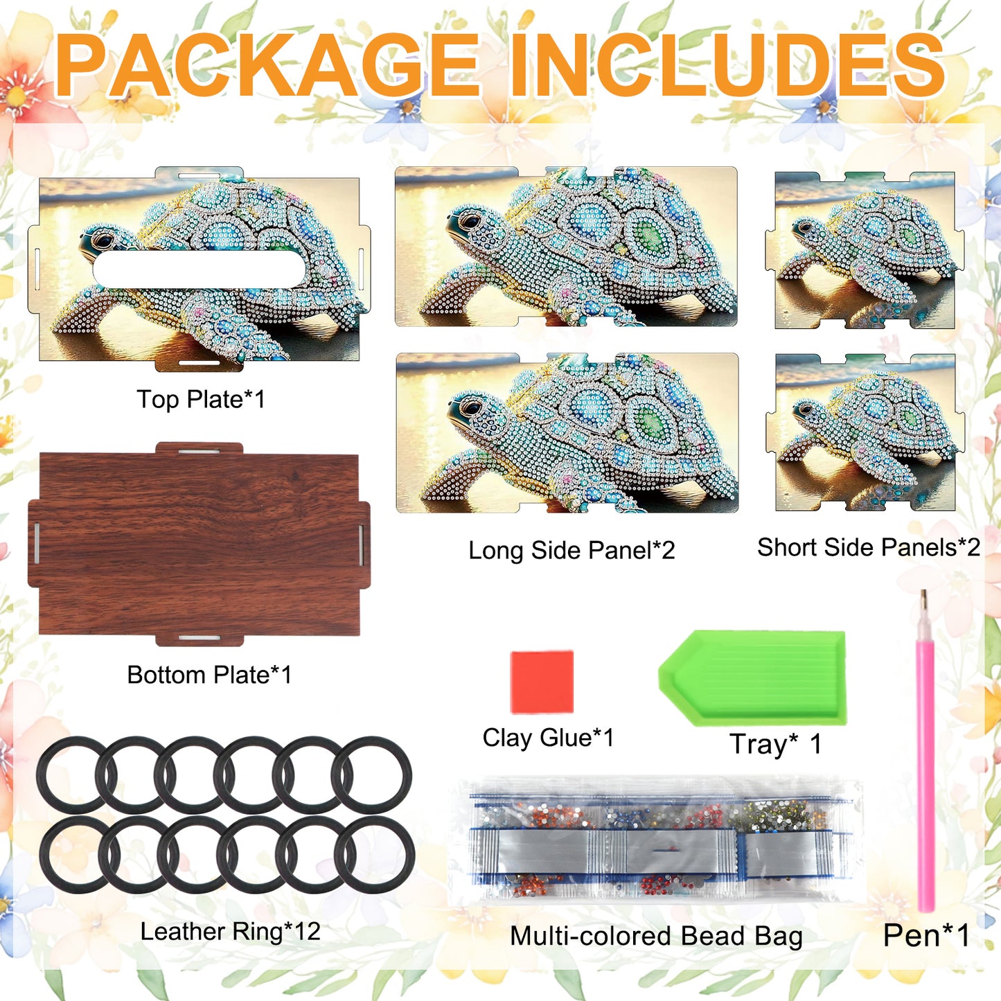 Wooden Diamond Painting Tissue Box for Home and Office Decoration (ZJH021)
