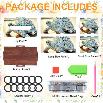 Wooden Diamond Painting Tissue Box for Home and Office Decoration (ZJH021)