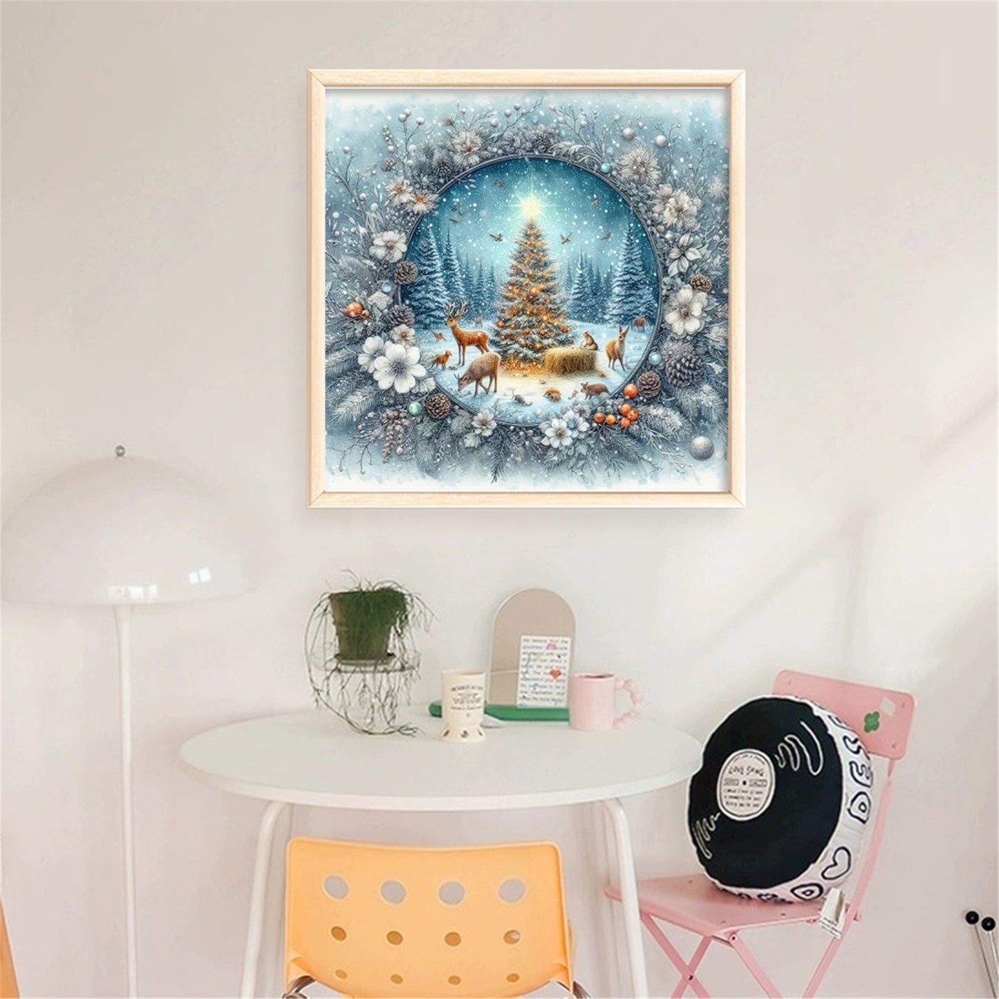 Christmas Tree - 11CT Stamped Cross Stitch 40*40CM