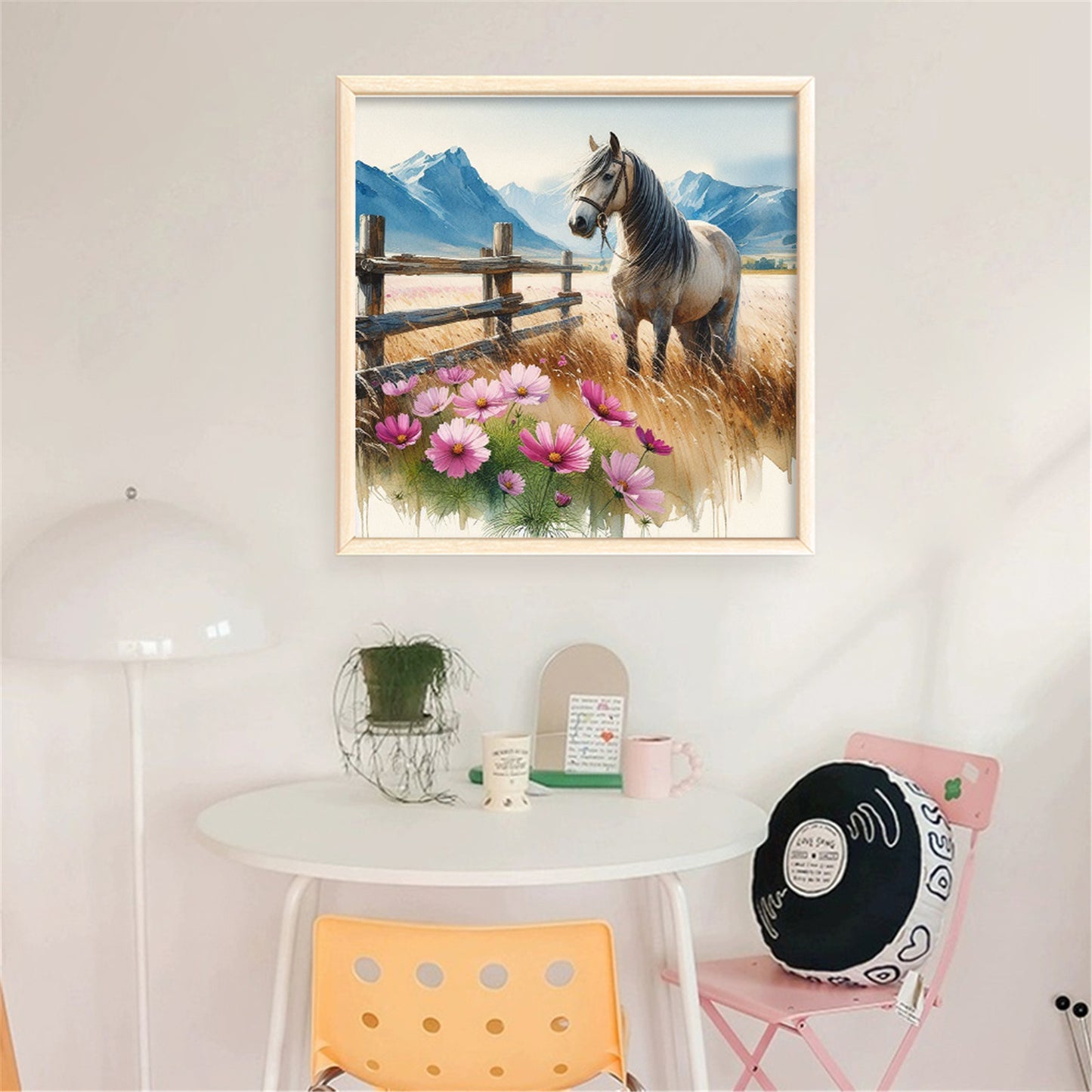 Horse - 11CT Stamped Cross Stitch 40*40CM