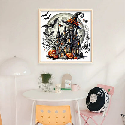 Magic Cottage - 11CT Stamped Cross Stitch 40*40CM