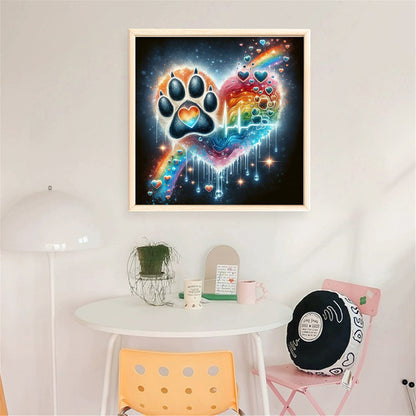 Cat'S Paw - 11CT Stamped Cross Stitch 40*40CM