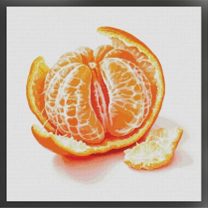 The Great Fortune Series: The Big Orange - 14CT Stamped Cross Stitch 50*50CM (Egyptian cotton)(Fairy Brand)
