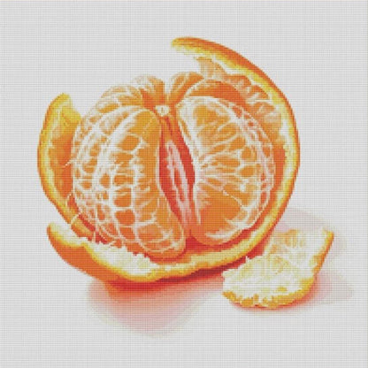 The Great Fortune Series: The Big Orange - 14CT Stamped Cross Stitch 50*50CM (Egyptian cotton)(Fairy Brand)