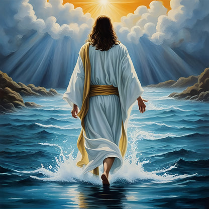 Religious Jesus - Full Round Drill Diamond Painting 30*30CM