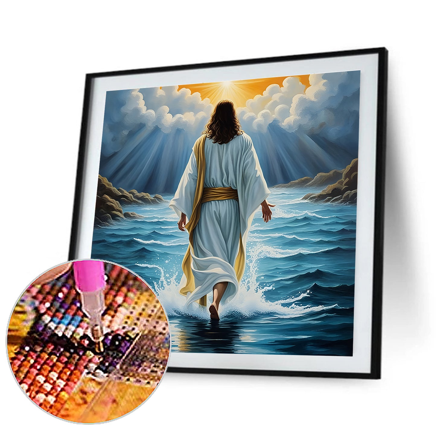 Religious Jesus - Full Round Drill Diamond Painting 30*30CM