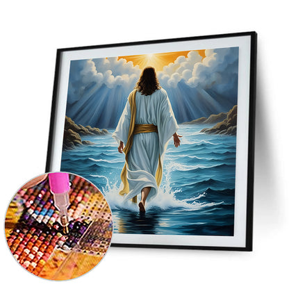 Religious Jesus - Full Round Drill Diamond Painting 30*30CM