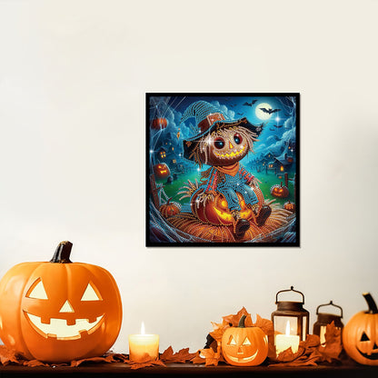 Halloween Scarecrow - Special Shaped Drill Diamond Painting 30*30CM