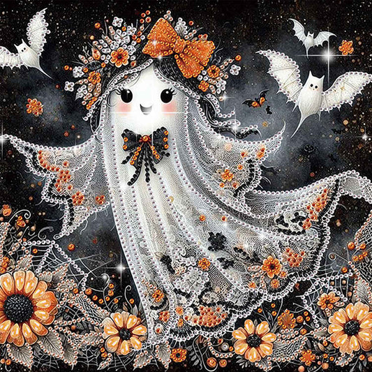 Halloween Ghost - Special Shaped Drill Diamond Painting 30*30CM