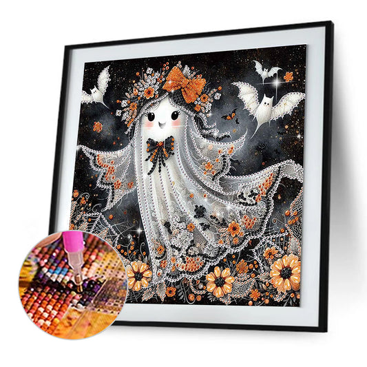 Halloween Ghost - Special Shaped Drill Diamond Painting 30*30CM