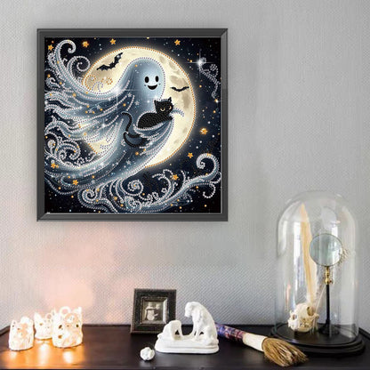 Halloween Ghost - Special Shaped Drill Diamond Painting 30*30CM