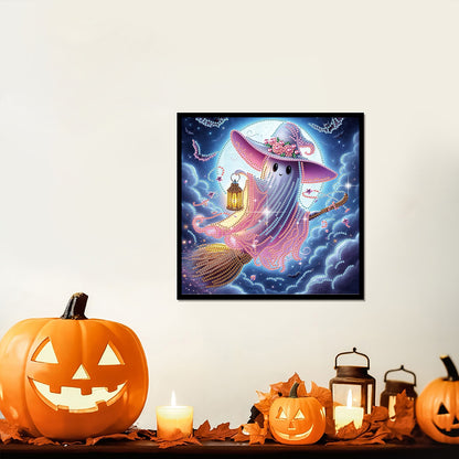 Halloween Ghost - Special Shaped Drill Diamond Painting 30*30CM
