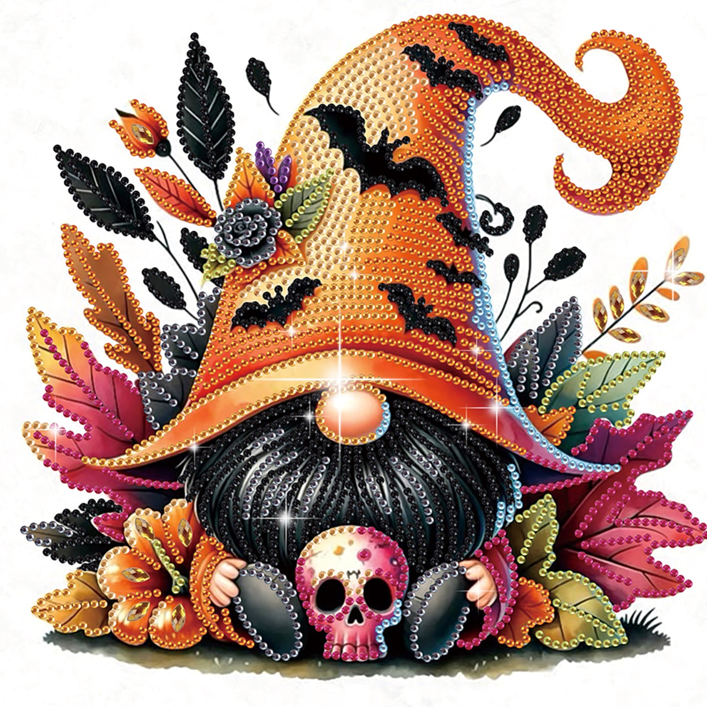 Halloween Gnomes - Special Shaped Drill Diamond Painting 30*30CM