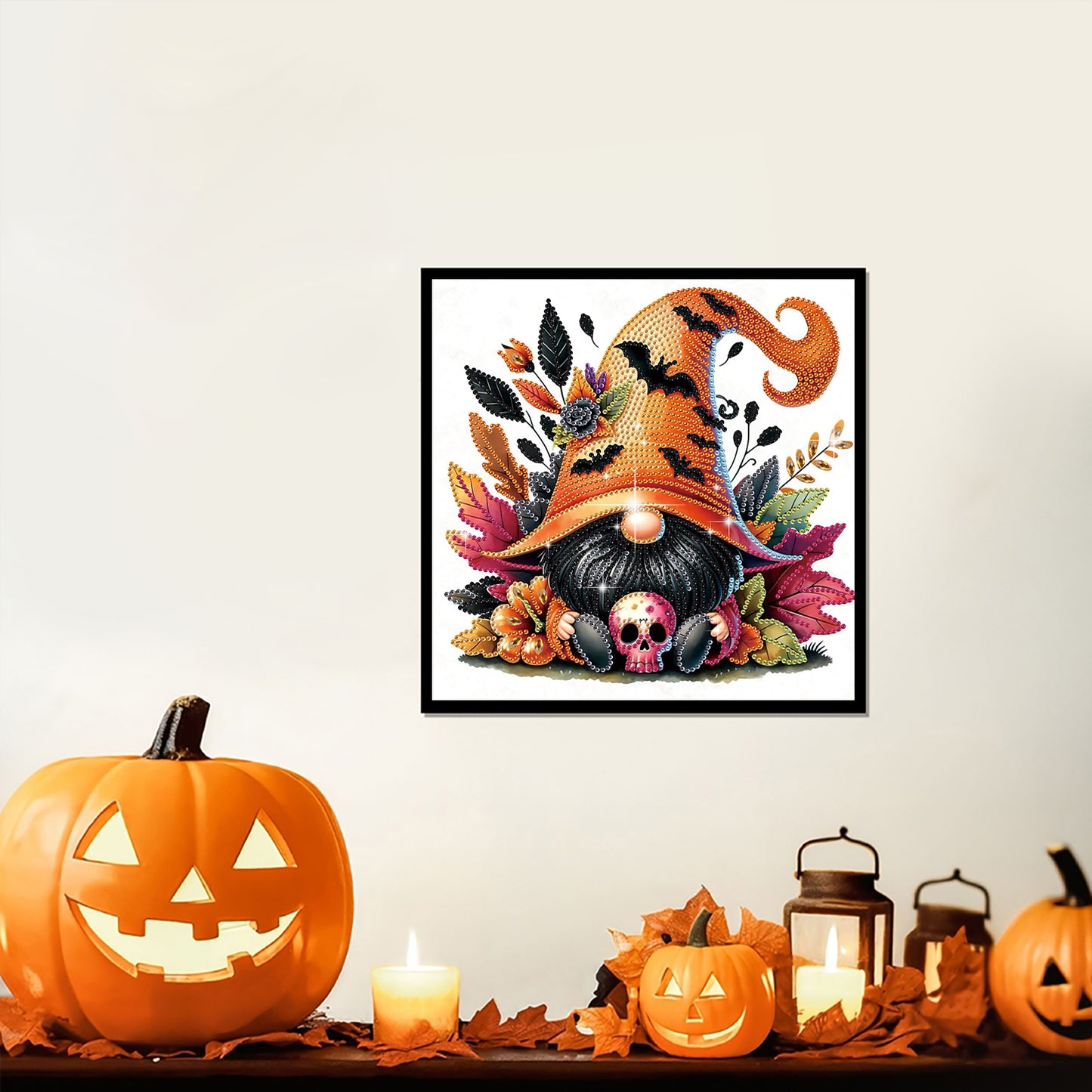 Halloween Gnomes - Special Shaped Drill Diamond Painting 30*30CM