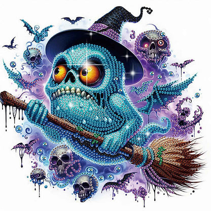 Halloween Monsters - Special Shaped Drill Diamond Painting 30*30CM