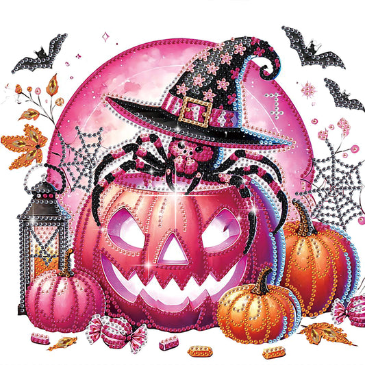 Halloween Pumpkin - Special Shaped Drill Diamond Painting 30*30CM