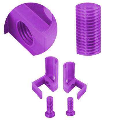 1 Pair Diamond Painting Scroll Holder Diamond Painting Canvas Roller (Purple)