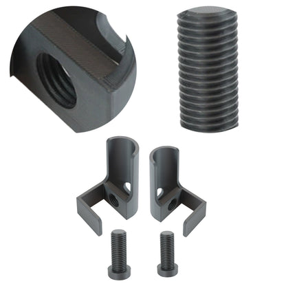 1 Pair Diamond Painting Scroll Holder Diamond Painting Canvas Roller (Black)