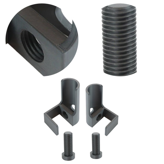 1 Pair Diamond Painting Scroll Holder Diamond Painting Canvas Roller (Black)