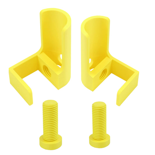 1 Pair Diamond Painting Scroll Holder Diamond Painting Canvas Roller (Yellow)