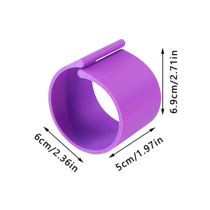 Diamond Painting Canvas Roll Holder for Diamond Art Fabric (5pcs S Purple)