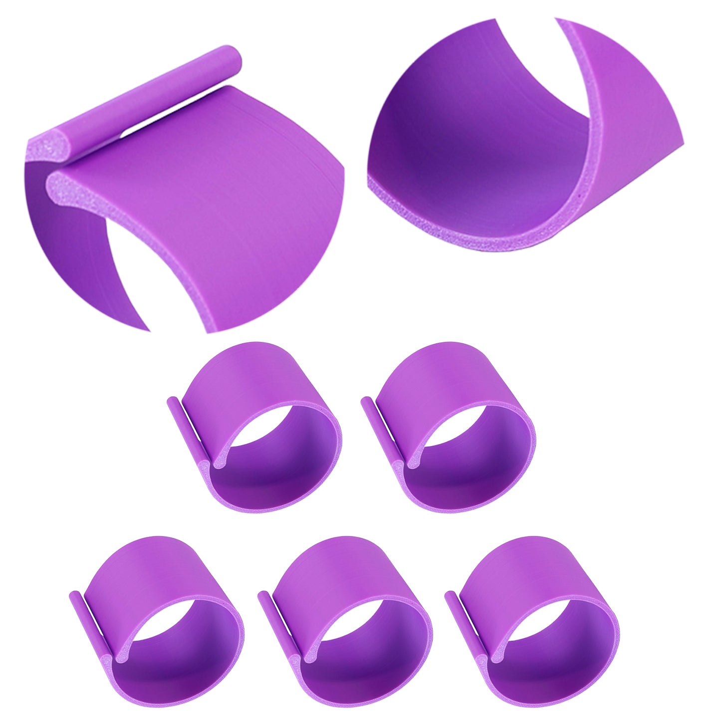 Diamond Painting Canvas Roll Holder for Diamond Art Fabric (5pcs S Purple)