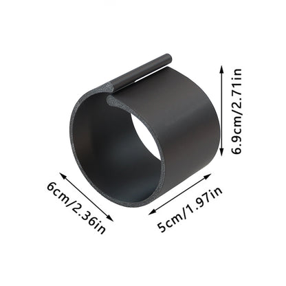 Diamond Painting Canvas Roll Holder for Diamond Art Fabric Crafts (5pcs S Black)