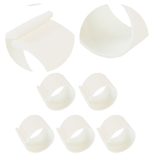 Diamond Painting Canvas Roll Holder for Diamond Art Fabric Crafts (5pcs S White)