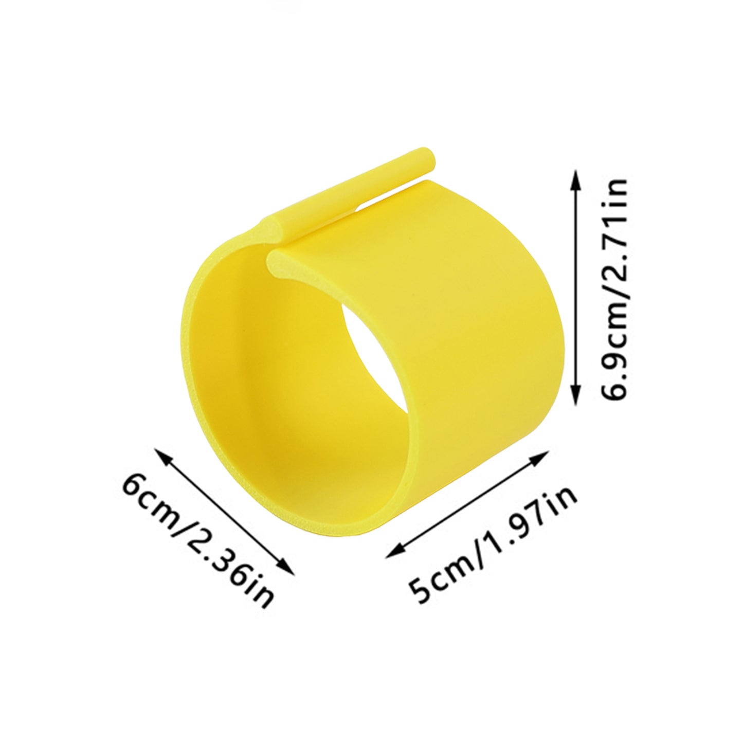 Diamond Painting Canvas Roll Holder for Diamond Art Fabric (5pcs S Yellow)