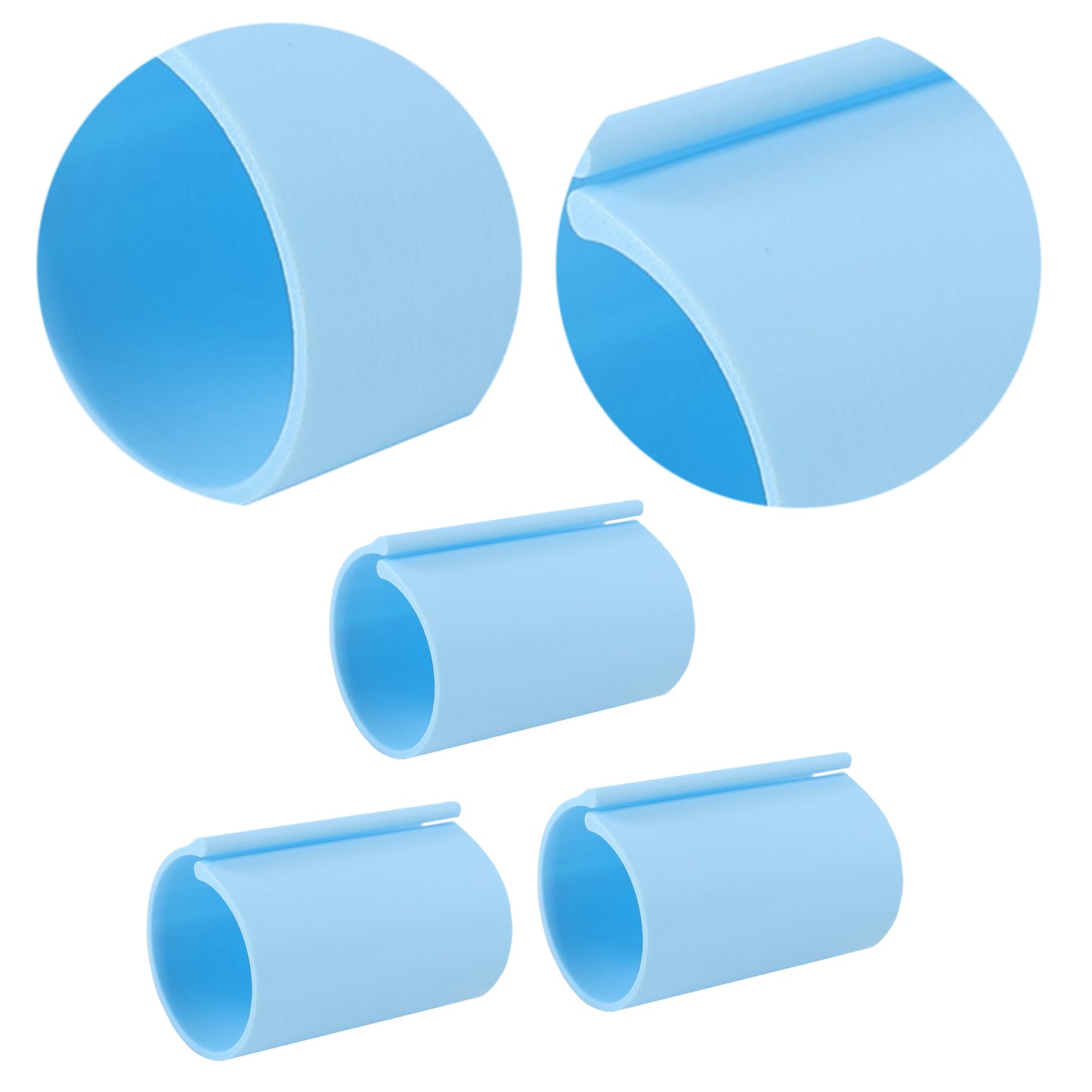 Diamond Painting Canvas Roll Holder for Diamond Art Fabric Crafts (3pcs L Blue)