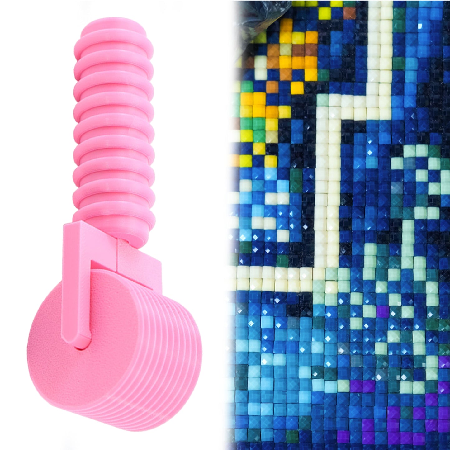 Diamond Painting Roller Diamond Art Tool Diamond Painting Accessories (Pink)