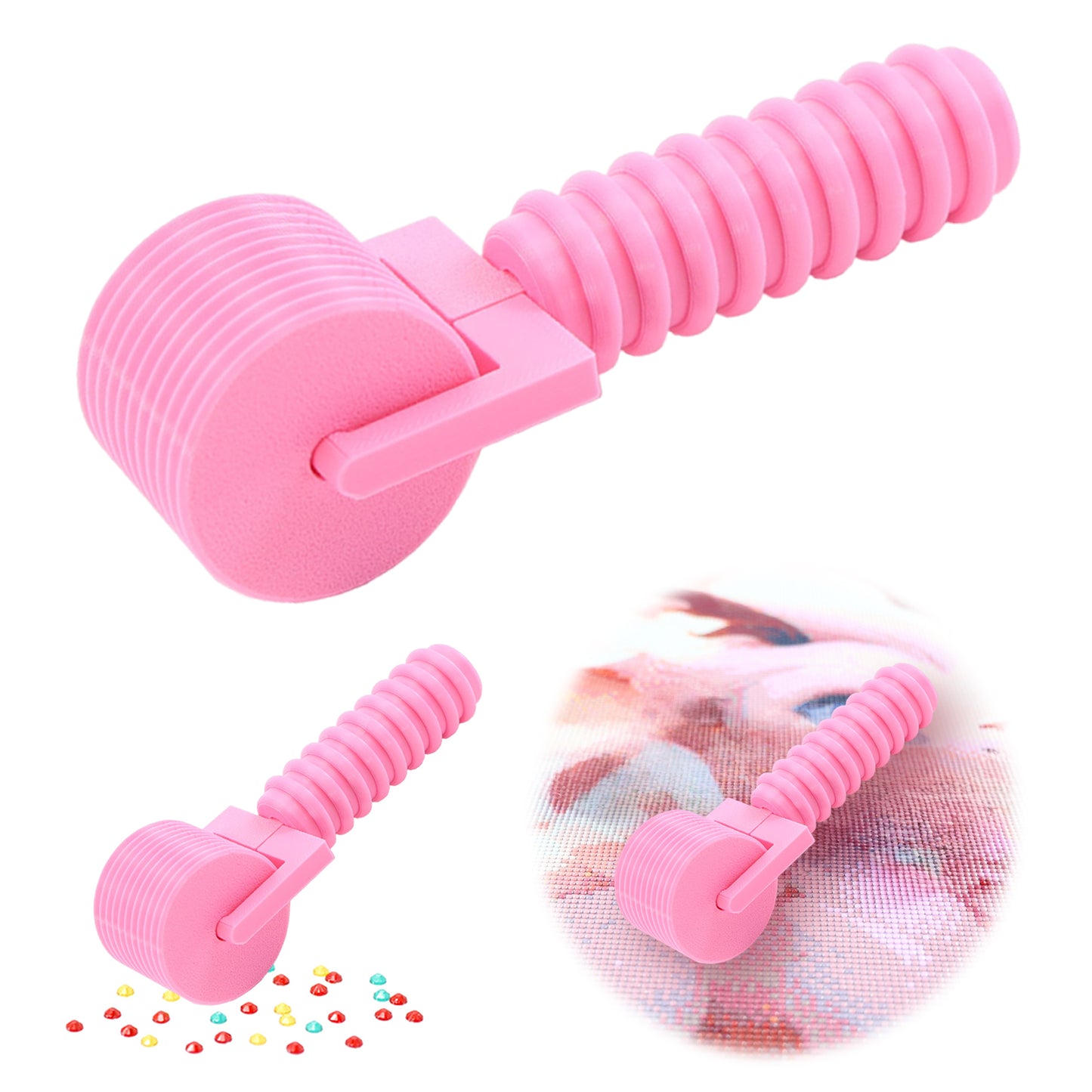 Diamond Painting Roller Diamond Art Tool Diamond Painting Accessories (Pink)
