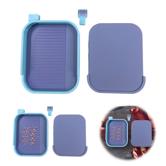 Diamond Painting Tray Organizer Diamond Art Tray for DIY Crafts (Blue Purple)
