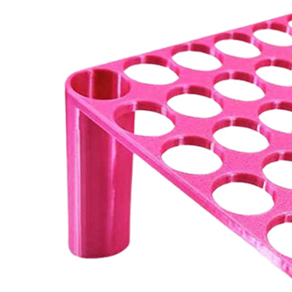 56 Grid Diamond Painting Can Organizer High Low Foot Storage Rack Tool (Pink)